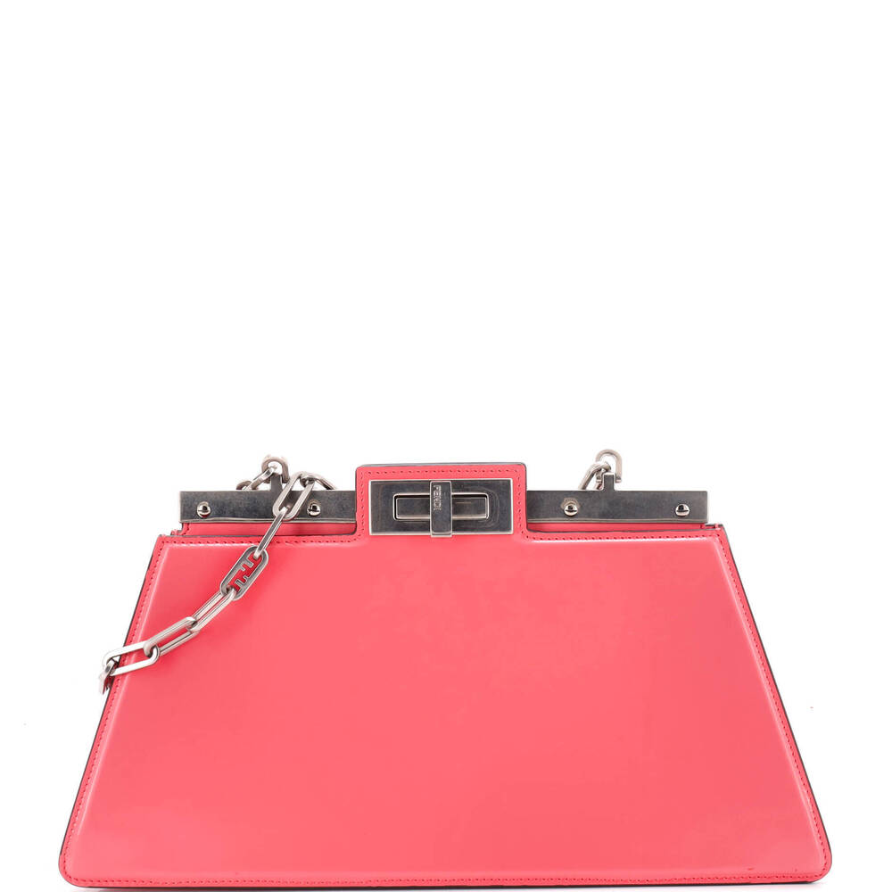 Fendi Medium Peekaboo Cut Bag Leather